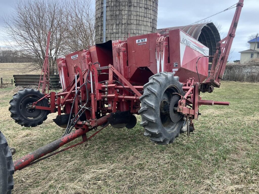 Large used acme 4 row potato planter