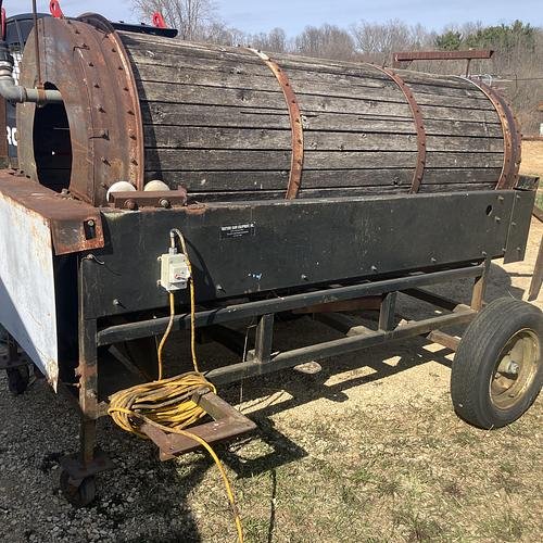 Square used shop built barrel washer